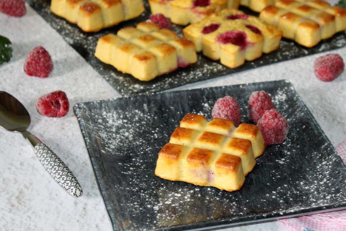 Petites tablettes citron framboises mini moule tablettes