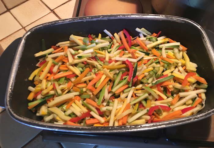 batonnets de légumes