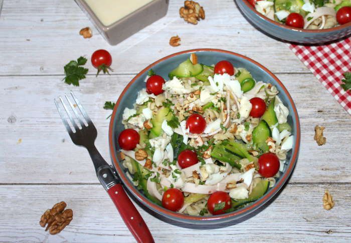 recette-weight-watchers-Salade-torsettes-courgettes-gorgonzola