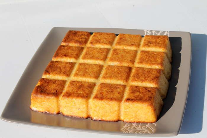 Carres Orange A La Polenta Chez Vanda Carres Orange A La Polenta Chez Vanda