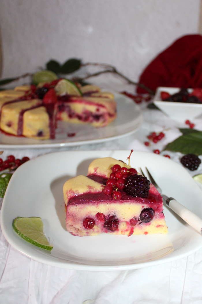 Gateau Fourre Aux Fruits Rouges Sans Farine Chez Vanda
