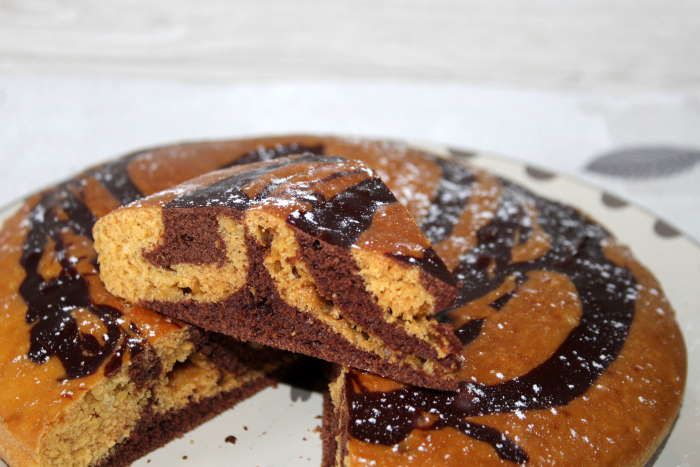 gateau-tigré-amandes-chocolat-ww