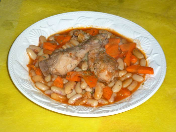 plat-complet-cassoulet-volaille-recette-weightwatchers