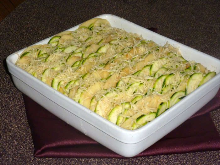 Pommes De Terre Et Courgettes A La Boulangere Chez Vanda