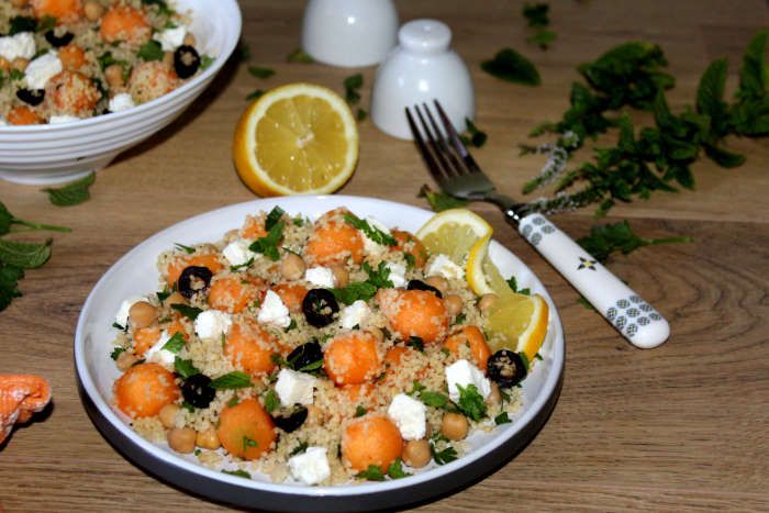 plat-vegetarien-taboule-feta-melon