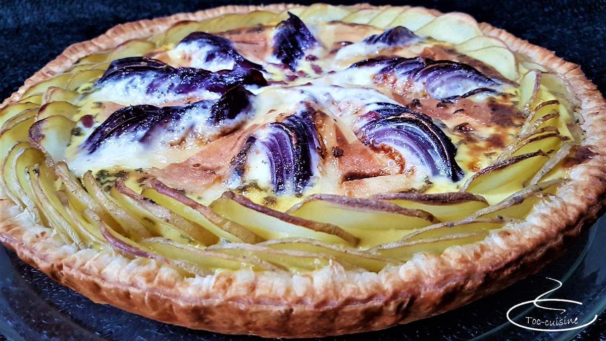 Tarte Rose Des Vents Facon Tartiflette Toc Cuisine Fr