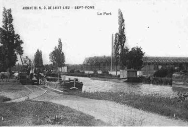 La Loire et l'abbaye de Sept-Fons vus de Diou