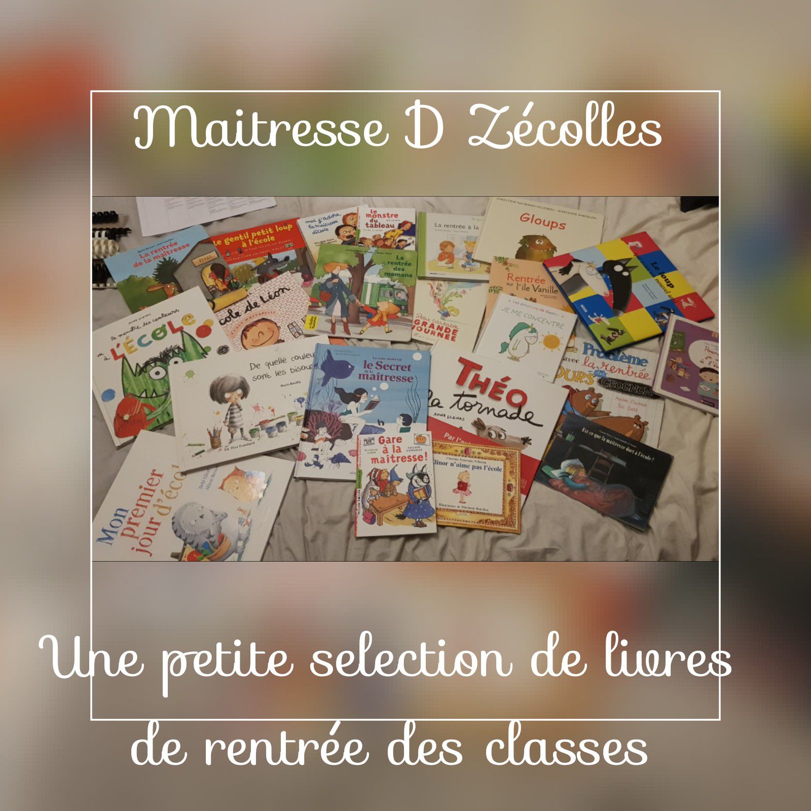 Les livres de rentrée des classes - Mes tresses D Zécolles