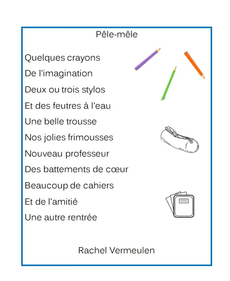Nouvelle poésie de Rachel Vermeulen : Pêle mêle - Mes tresses D Zécolles