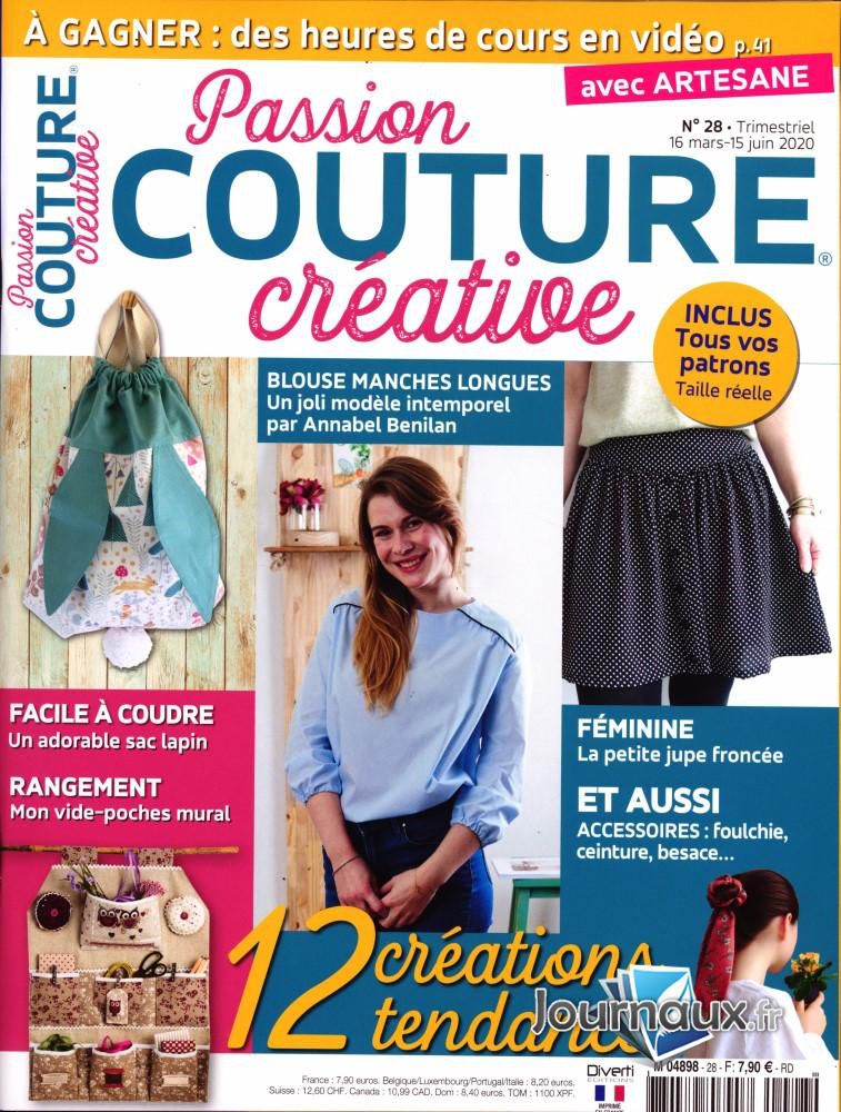 Magazines d'avril 2020: Passion Couture Créative 28, Collection Couture 45  "Débuter en couture" - La Bobine