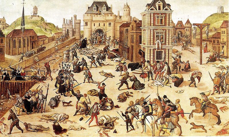 Saint-Barthélémy : massacre des protestants - Paris 24 août 1572