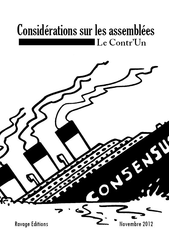 Considérations sur les assemblées. Anarchisme
