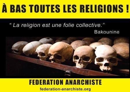 Anticléricalisme Anarchisme religions