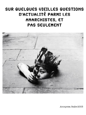 Anarchie insurrectionnalisme violence non_violence