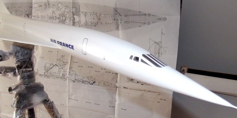 Concorde 1 50 Desk Model Restauration Skyland Model Pierre Maquettes