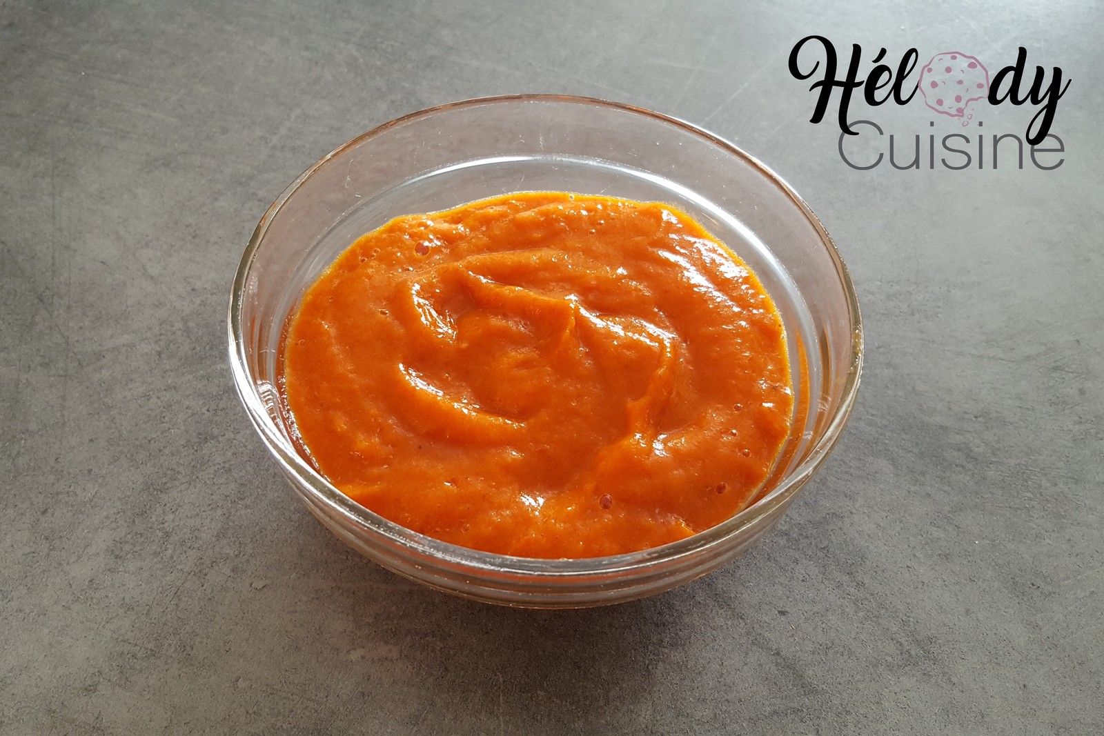 Purée de poivron rouge pour bébé Elodie cuisine pour vous partager sa