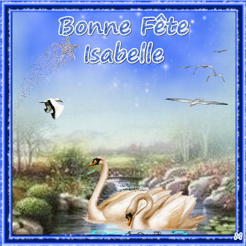 Gifs Bonne Fête prénom Isabelle - 22 février - Balades comtoises