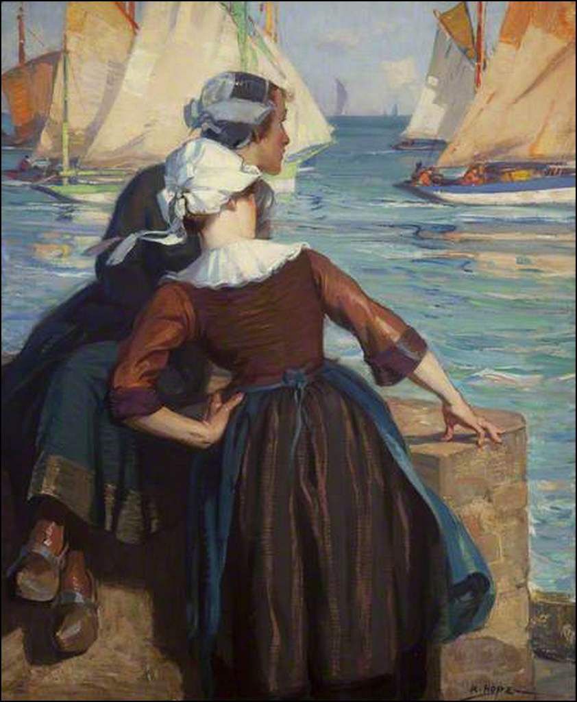 Femmes à chapeau par les grands peintres (355) - Robert Hope (1869-1936)