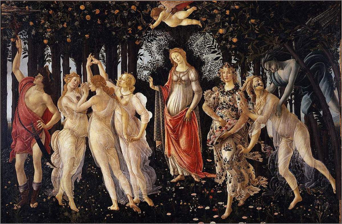 Sandro Botticelli (1445-1510)  ​​​​​​​allégorie du printemps