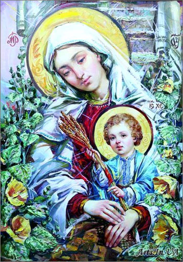 Vierge à l'enfant par les peintres -  Alexander Ohapkin (1962)
