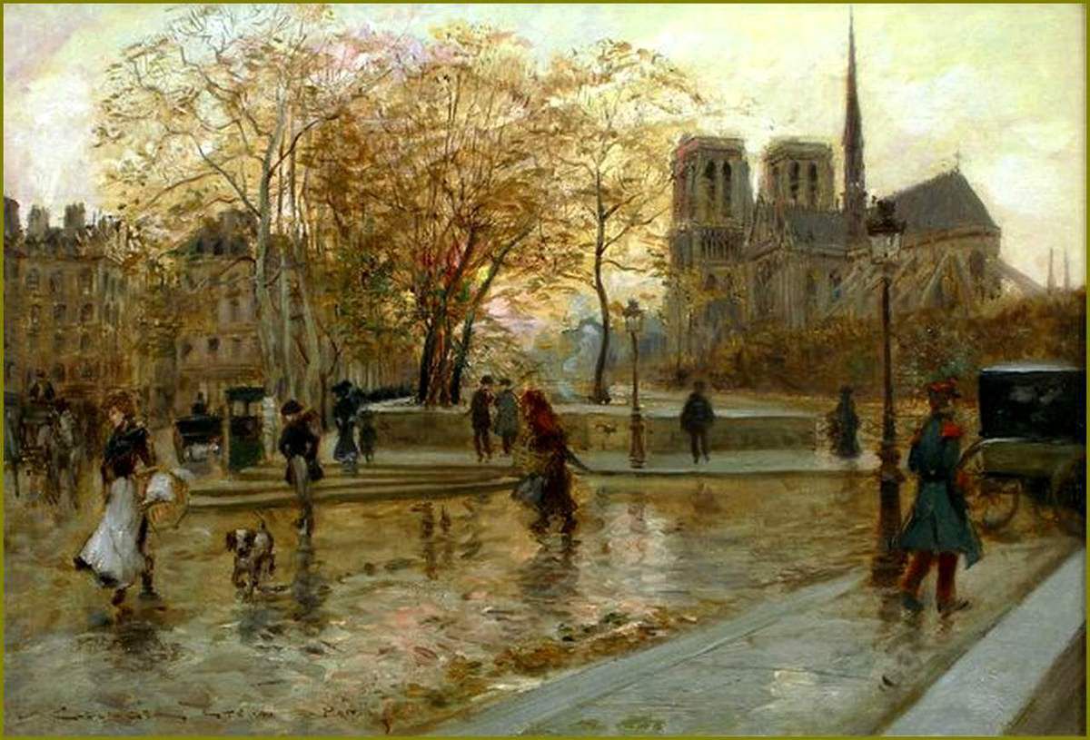 Georges Stein (1818-1890) Notre Dame de Paris