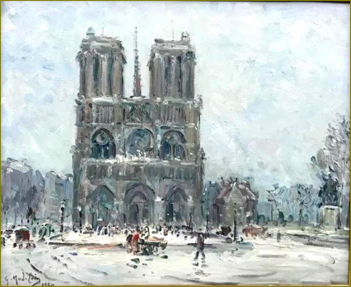 Gustave Madelain (1867-1944) Notre Dame de Paris