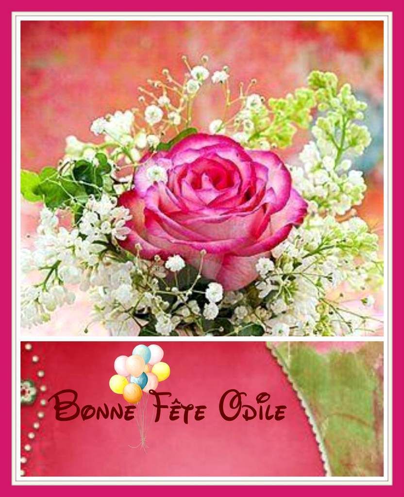 Gifs Bonne Fête prénom Odile - 14 décembre - Balades comtoises