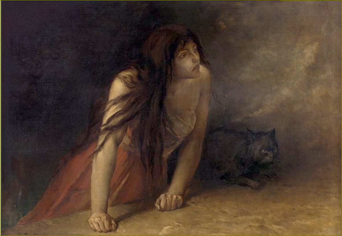 Jean-François Portaels (1818-1895), La sorcière