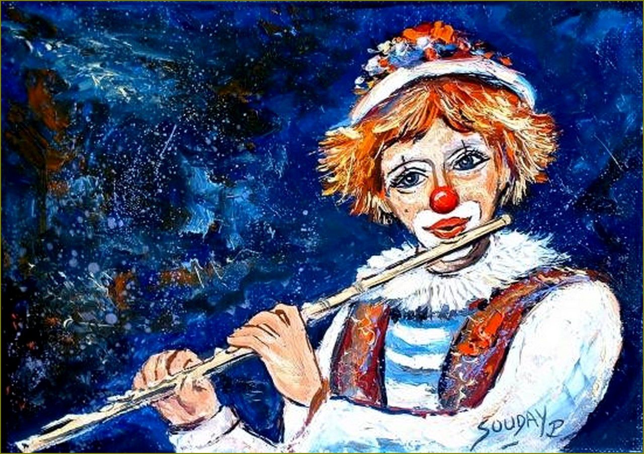 Clowns en peinture -  Patrick Souday