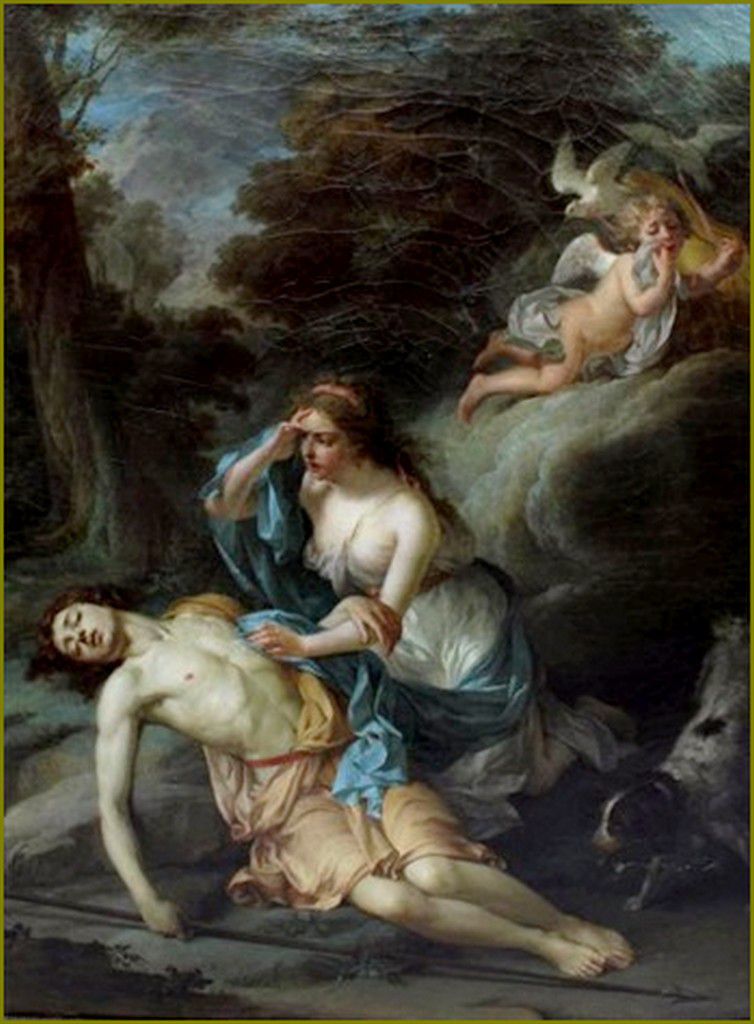 la mort d'Adonis - François-Nicolas Mouchet -