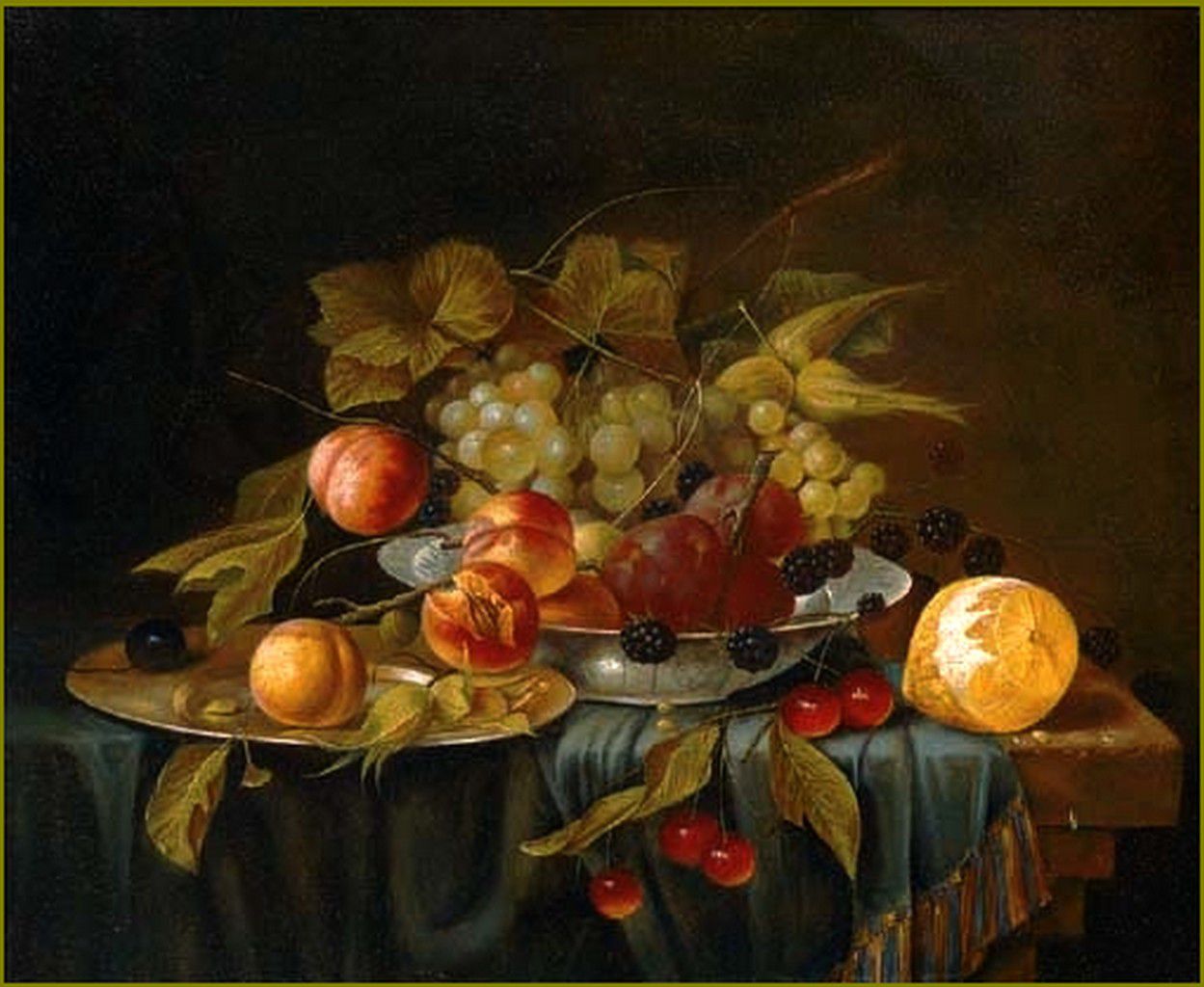 George E. Forster (1817-1896) fruits d'été 