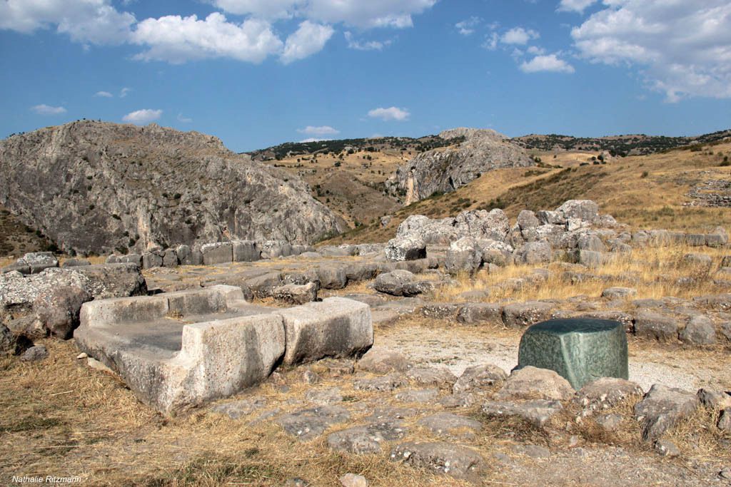 Vestiges du grand temple, site de Hattuşa