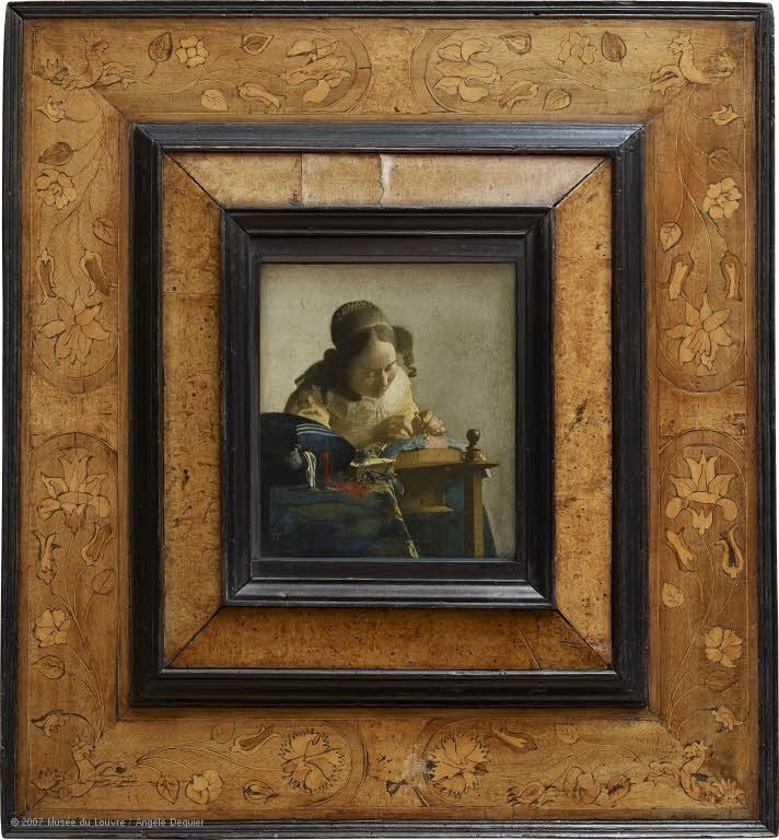 VERMEER - "La Dentellière" - 1669-1670 - 24x21cm