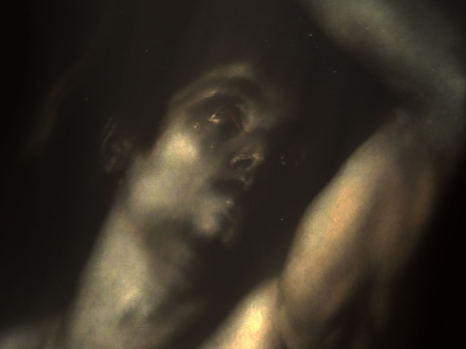 Saint Sébastien par Lucas Giordano 1660 - Détail - J'avoue que je préfère la version de Giordano