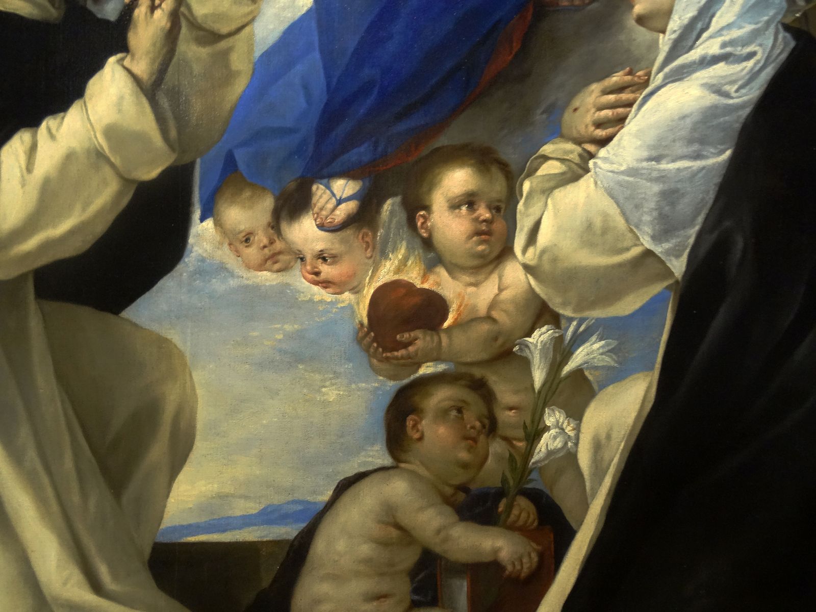 La Madone du Rosaire - 1657 - Détail