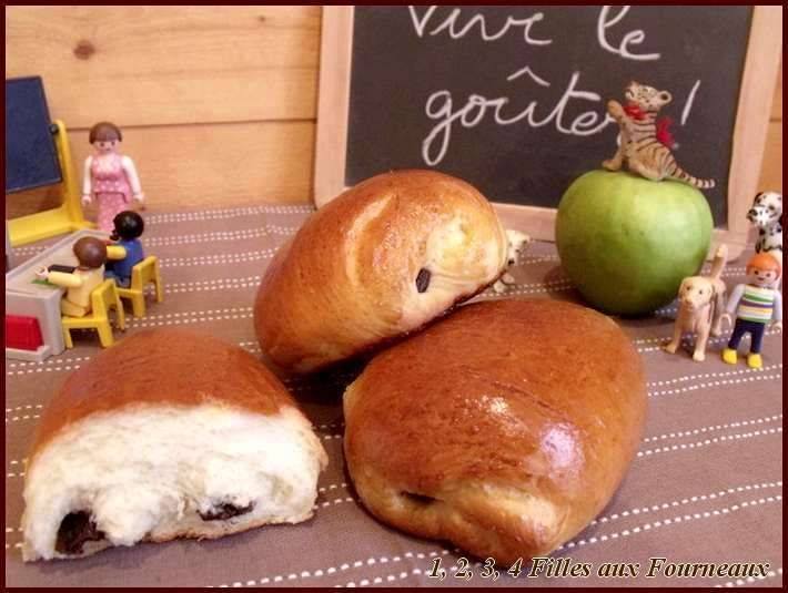 Pains au chocolat briochés