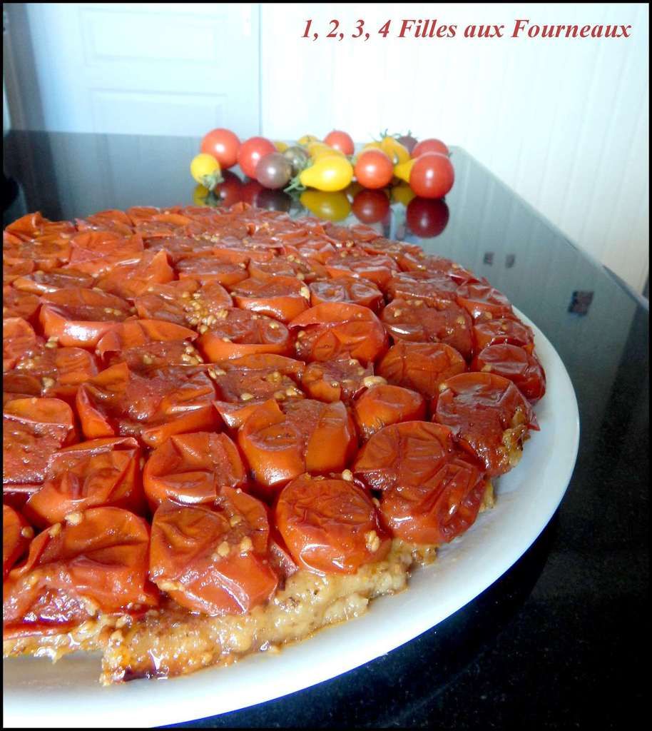 Tarte Tatin De Tomates Cerises 1 2 3 4 Filles Aux Fourneaux