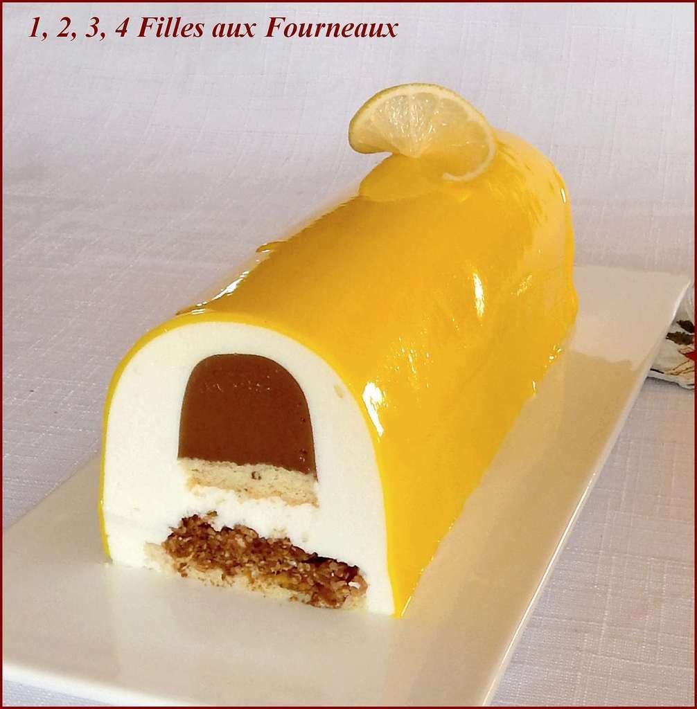 bûche citron noisette croustillante Eric Kayser