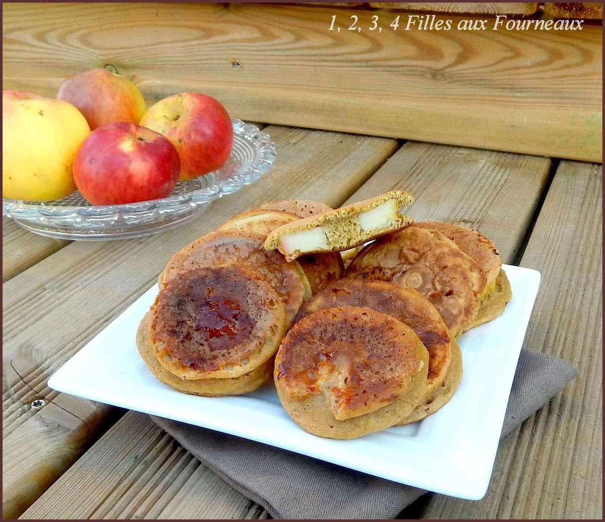 Pancakes aux pommes ou beignets sans friture aux pommes