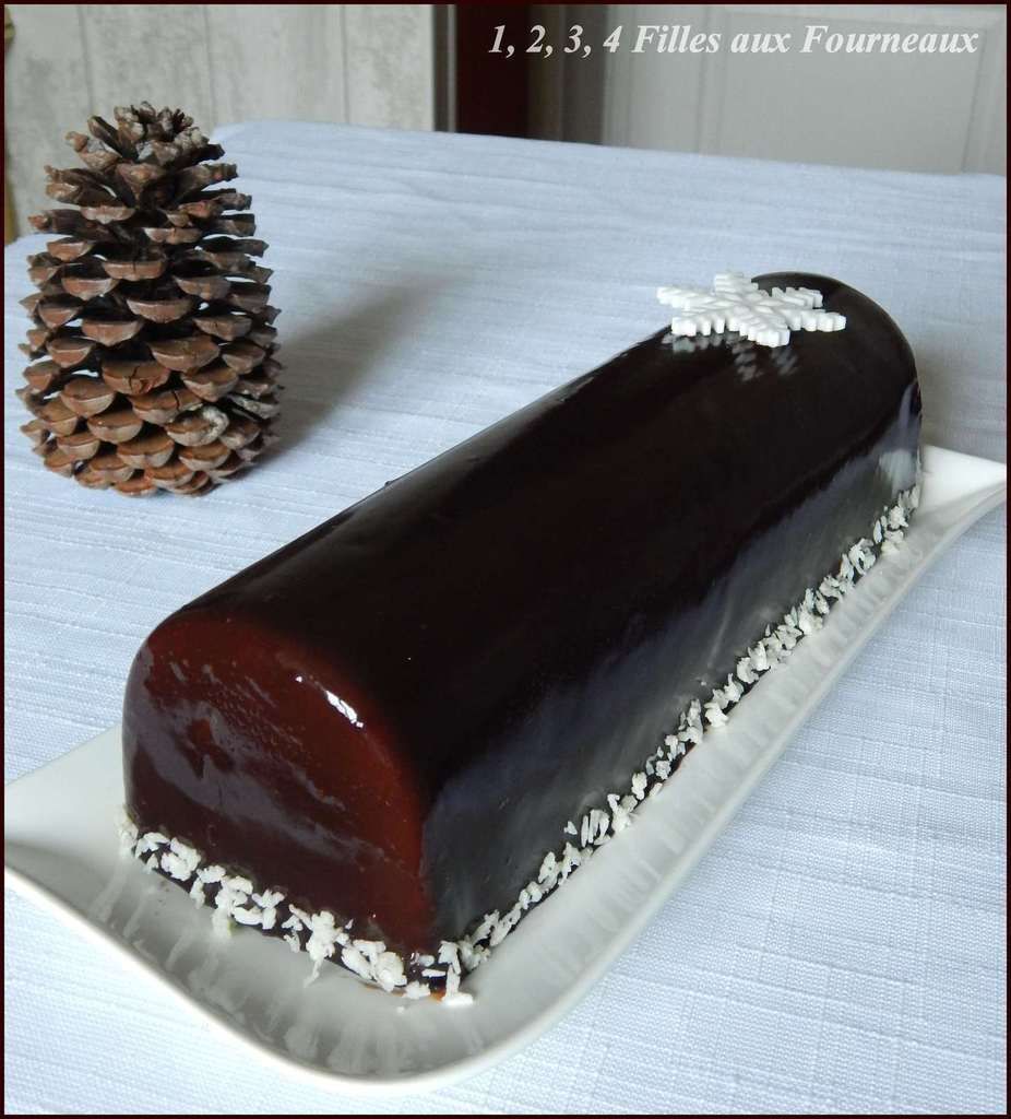 buche de noel chocolat noix de coco, buche chocolat bounty, buche noel bounty, buche chocolat coco