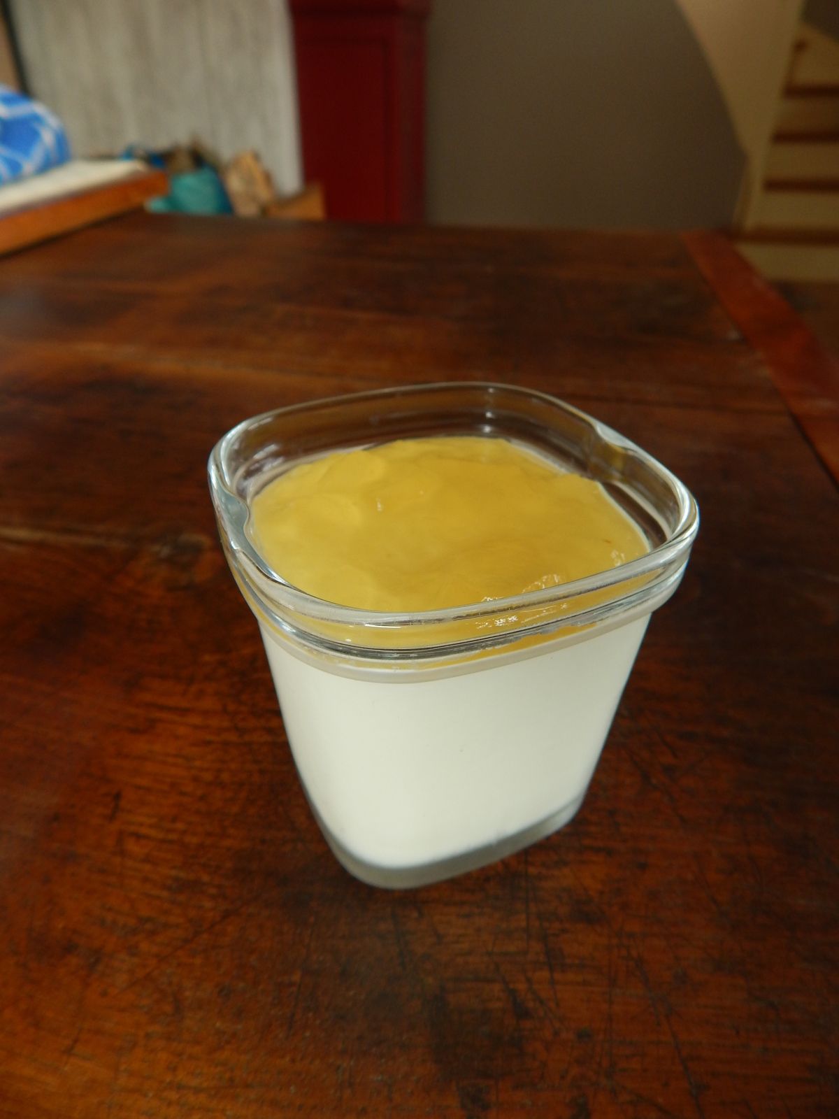 yaourt confiture gelee citron fleur mimosa