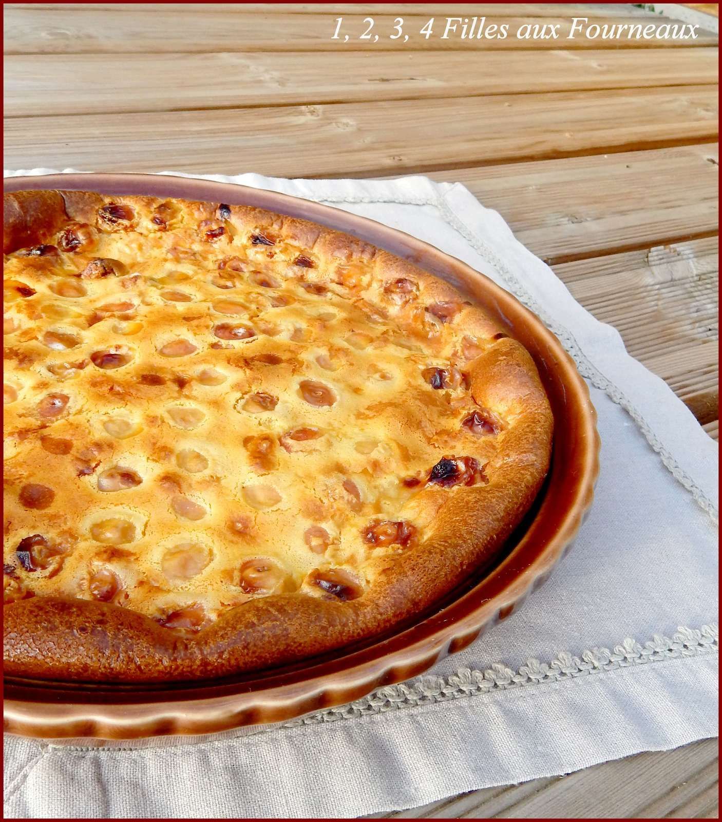 clafoutis aux cerises, clafoutis aux cerises de Christophe Felder, clafoutis cerise, Christophe Felder, recette Christophe Felder