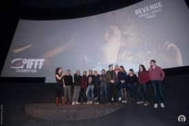 L'équipe lors de la projection au PIFFF