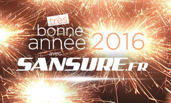 Très bonne année 2016 avec Sansure.fr ! #BonneAnnee