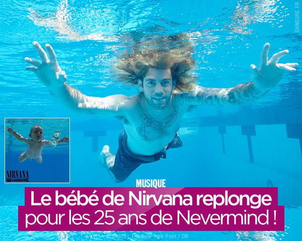 Le bébé de Nirvana replonge pour les 25 ans de Nevermind ! #Nirvana