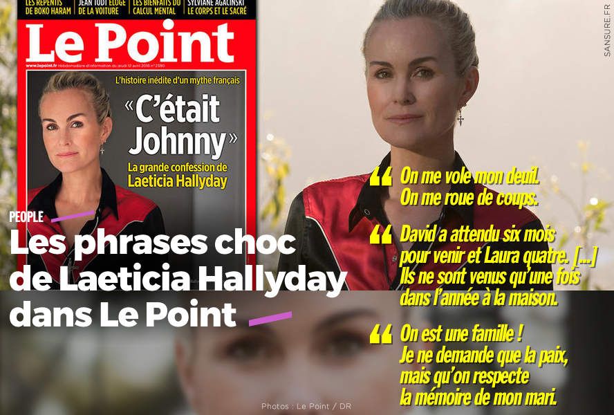 Les phrases choc de Laeticia Hallyday dans Le Point #LaeticiaHallyday