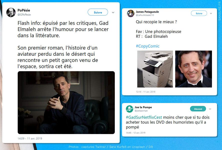 Les Meilleurs Tweets Sur L Affaire Gad Elmaleh Diaporama Gadsurnetflixcest Sansure Fr