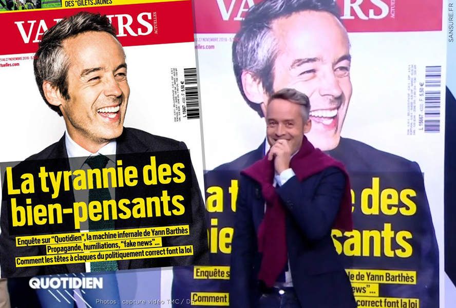 Clash Entre Le Magazine Valeurs Actuelles Et L Emission Quotidien Diaporama Videos Clash Sansure Fr