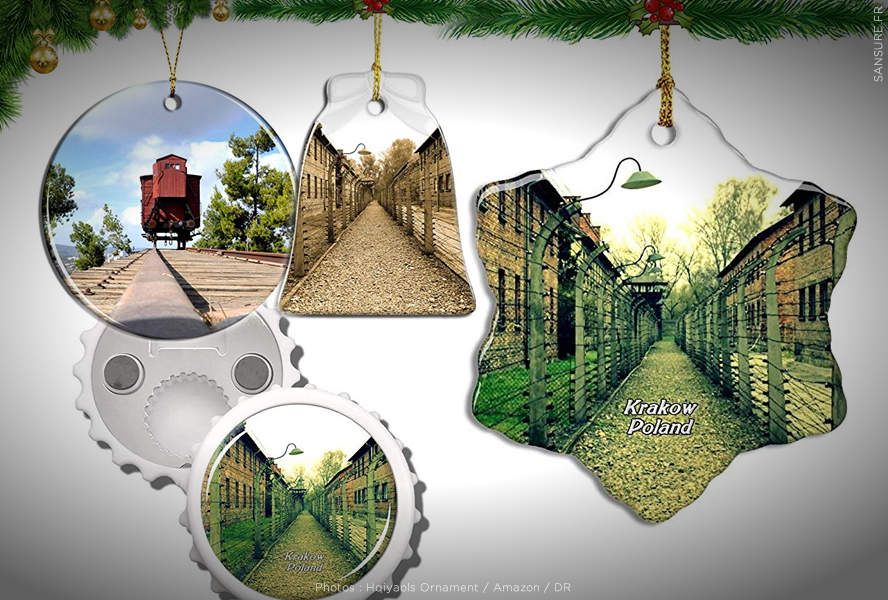 Amazon retire de la vente des décorations de Noël à l’effigie du camp d’Auschwitz ! #Amazon