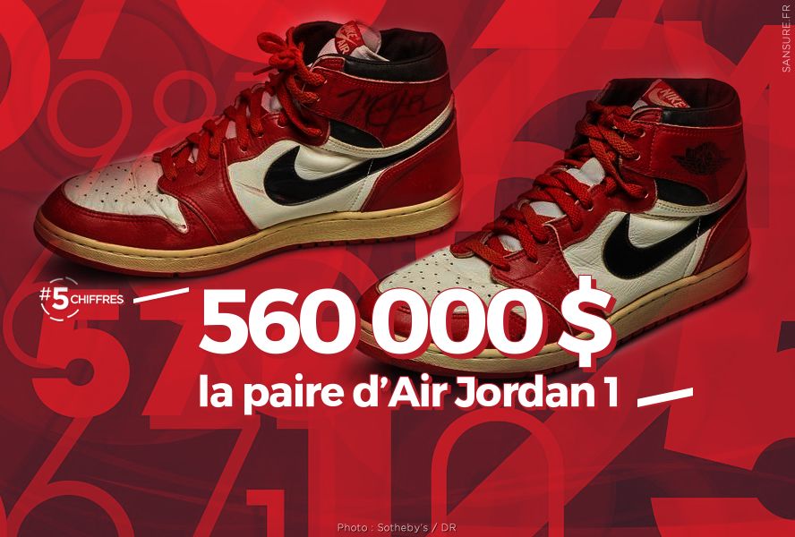 Les 5 chiffres de la semaine ! #5chiffres #15ansSANSURE </div>
</div>
</div>
</div>
</div>
<div class= C'est le Picasso du sport» : les sneakers de Michael Jordan
